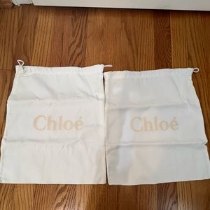 Chloe shoe dust bag- Pair of 2